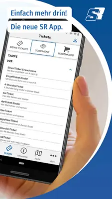 SR App - Fahrplan und Tickets android App screenshot 15