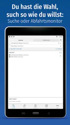 SR App - Fahrplan und Tickets android App screenshot 1
